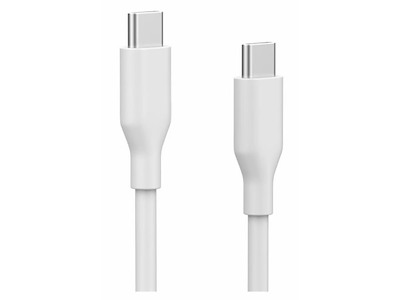 USB-C/USB-C 2.0-kabel 60W hvid 2m