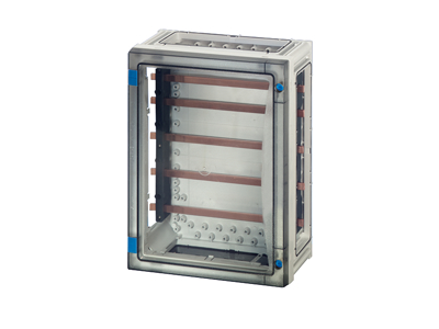 Hensel ENYSTAR kasse med skinnefelt Cu 5P 250A, 360x270x163 mm