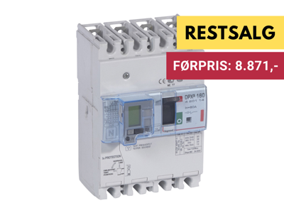 Legrand Maksimalafbryder DPX3 160, 80A, 4pol, 36kA - Type A