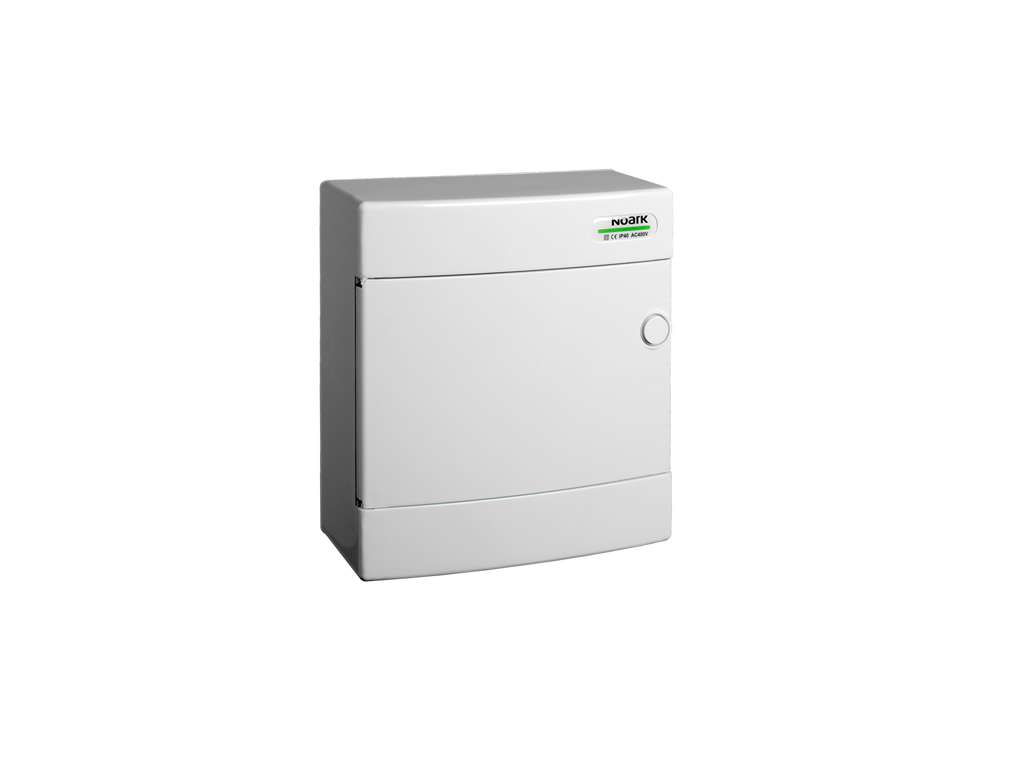 Noark gruppetavle PNS 8W, 1 række (1x8) - Hvid dør