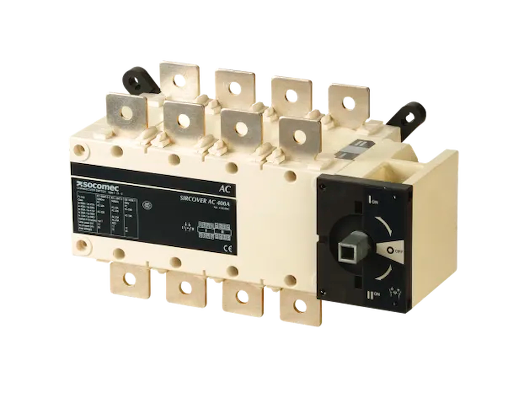 Socomec SIRCOVER manuel omskifter I-0-II, 4P 400A