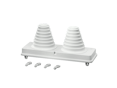 Flange (2 x 30-72 mm), 300x25/110 mm