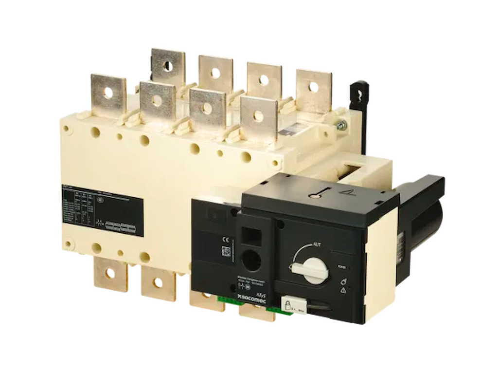 Socomec ATyS r fjernbetjent omskifter, 4P 630A