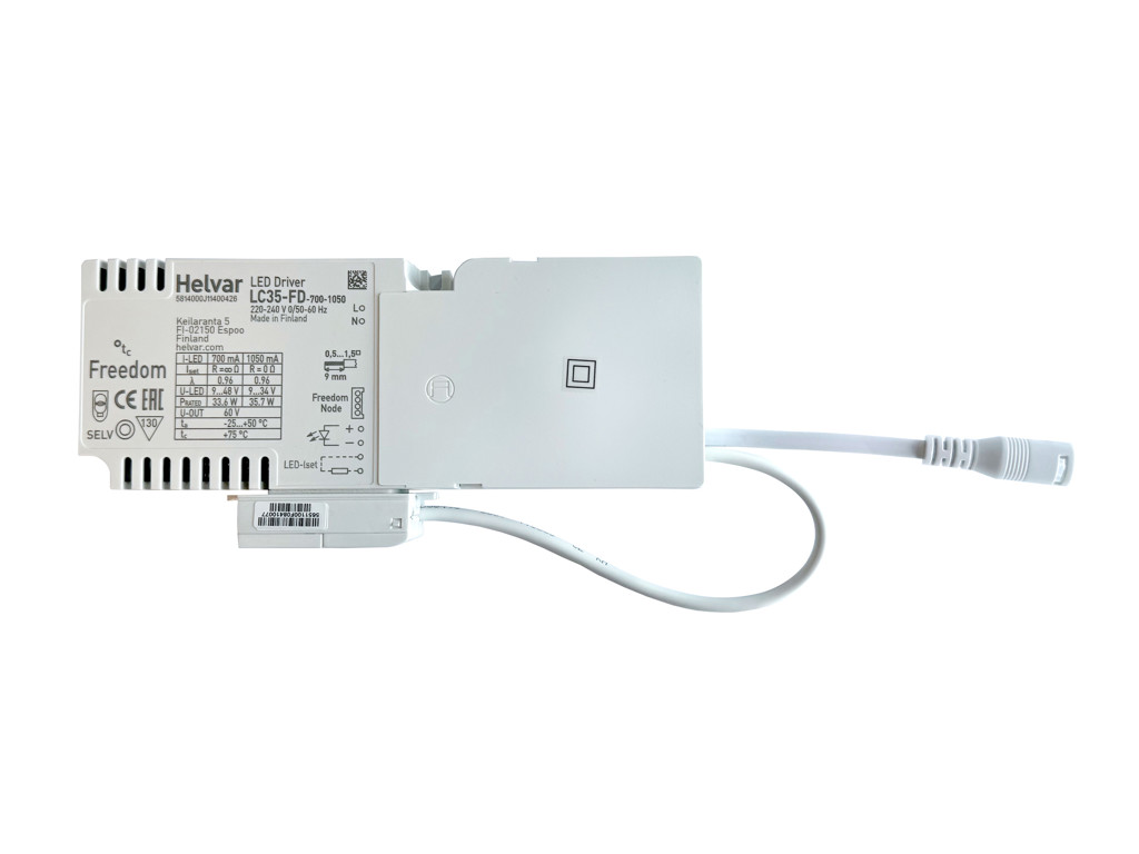 Helvar Freedom driver med ActiveAhead - Panel Ready LC35-FD