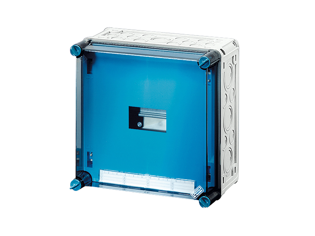 Hensel Mi kasse med DIN-skinne 6M (1x6), PE/N klemme