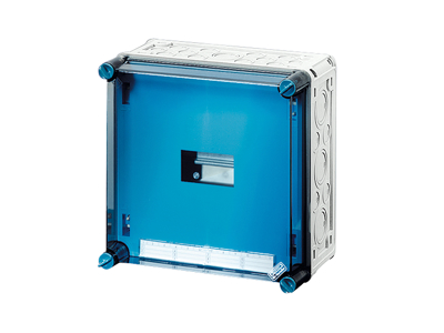 Hensel Mi kasse med DIN-skinne 6M (1x6), PE/N klemme