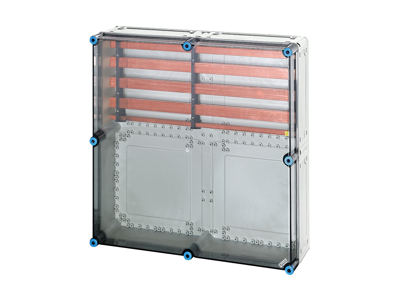 Hensel Mi kasse med skinnefelt 630A Cu 5-polet, 600x600x170 mm