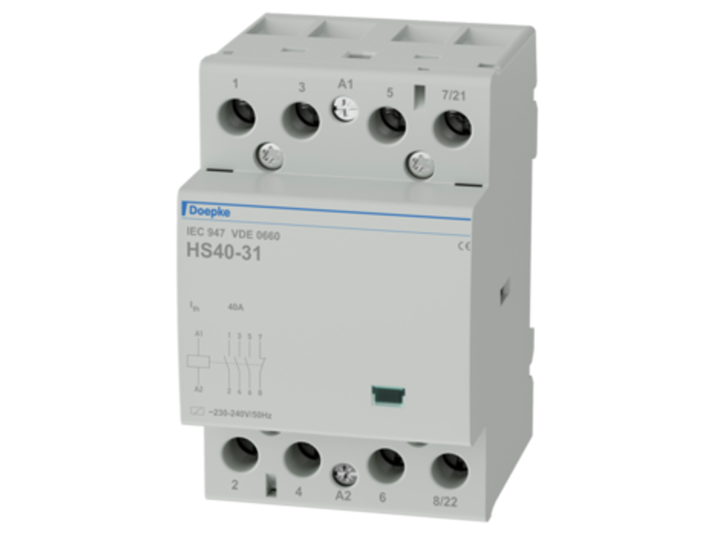 Doepke HS3 kontaktor 40A 230V spole 3M