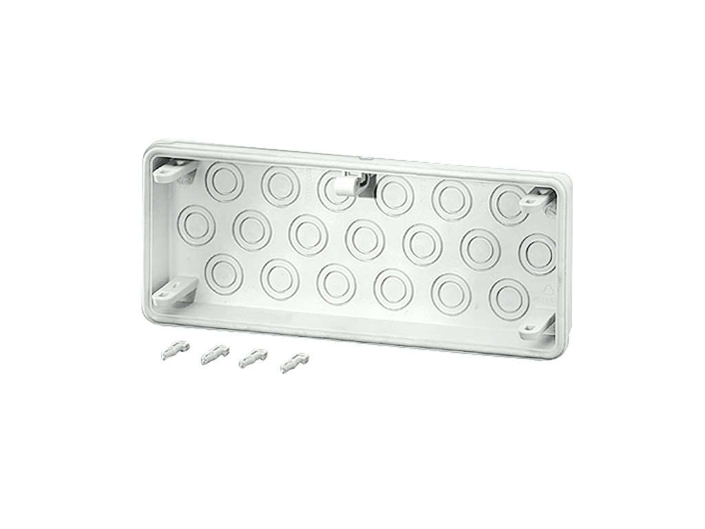 Flange med udslagsblanketter (19 x M16/25), 300x25 mm