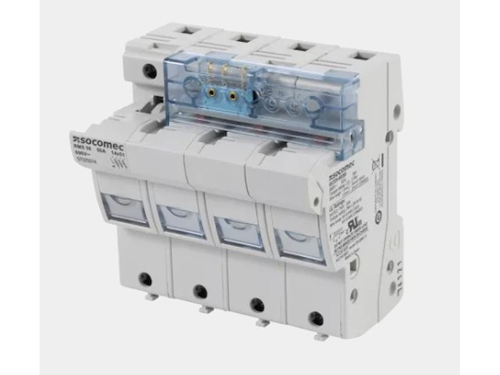 Socomec RMS sikringsholder til 14X51 sikring, 3-polet 50A