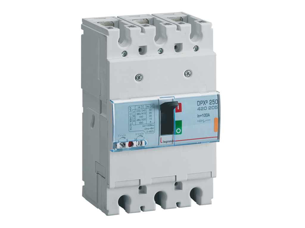 Legrand maksimalafbryder DPX³ 250, 100A 3P, 25kA