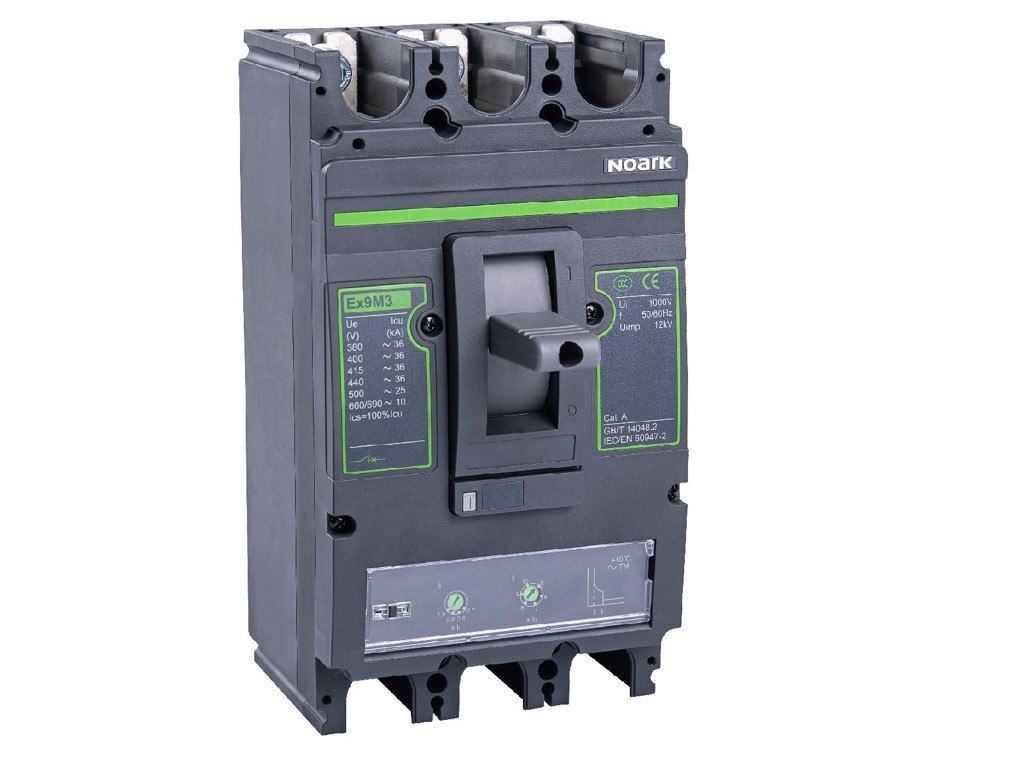 Noark M3 maksimalafbryder termomagnetisk, 500A 3P, 150kA 