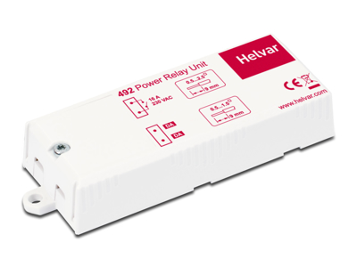 Helvar Digidim 492 relæenhed, 1x16A 230VAC