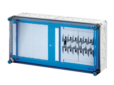 Mi kasse med 2xHRC00 sikringselementer 160A 3P, ln=250A