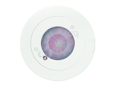 PIR sensor til indbygning (230V, 360°, Ø7m) IP20 - Hvid