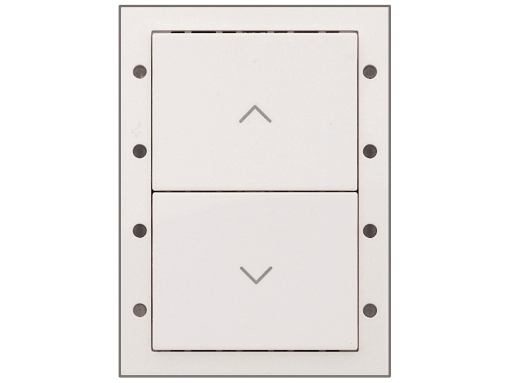 Helvar DALI-2 132WD2 panel med 2 tryk - Hvid