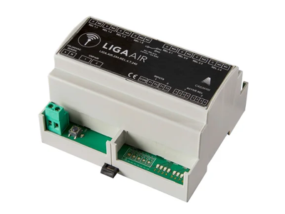 Casambi LIGA.AIR relæ med 2x4 relæer 10A + 4 trykindgange