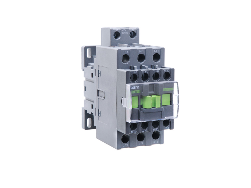 Noark kontaktor 38A AC-3, 3P, 2NO+2NC, 230V AC