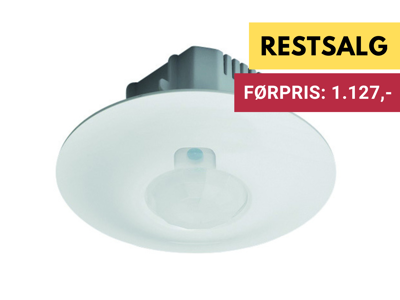 Loftmonteret PIR 360° IP20 Ø8m/45m2
