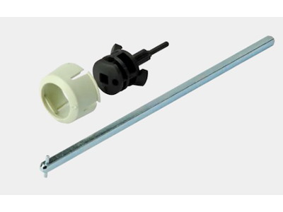 Socomec Aksel til udvendigt håndtag S1 type 400mm 6x6