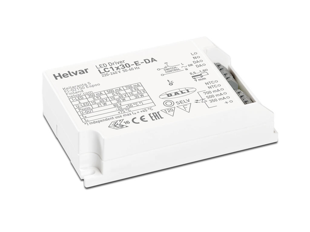 Helvar LED driver LC1x30-E-DA (DALI)