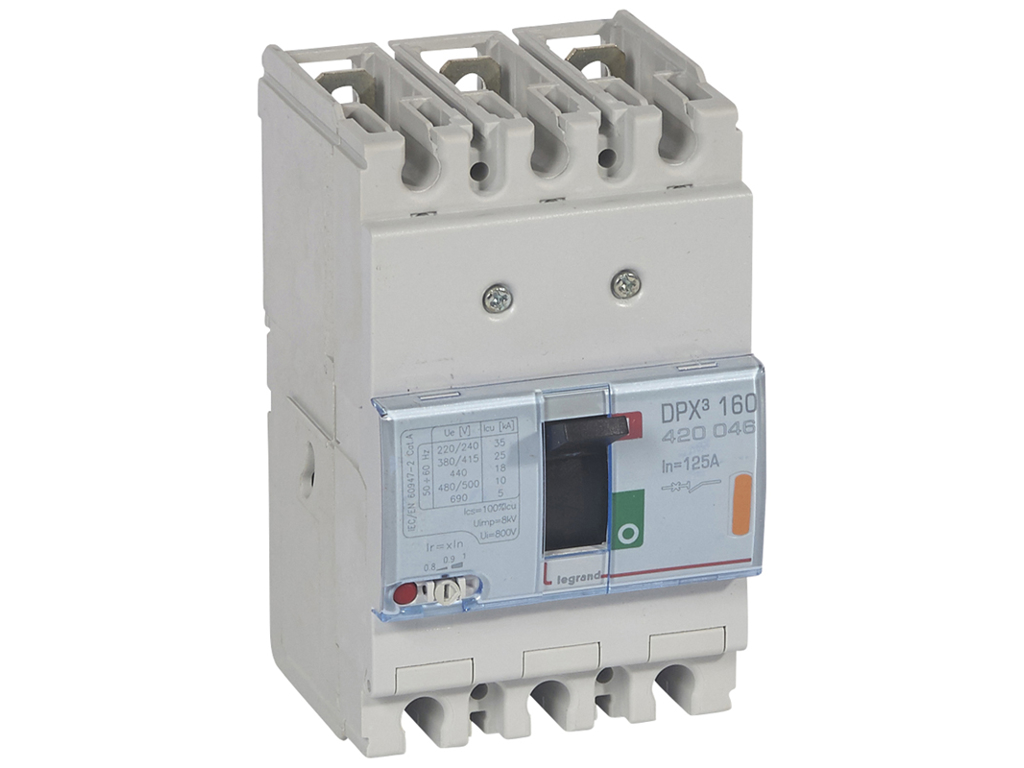 Legrand maksimalafbryder DPX³ 160, 125A 3P, 25kA