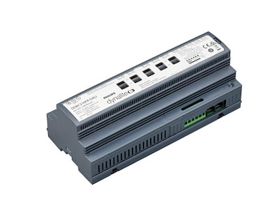Dynalite DDBC516FR Broadcast modul m. 5 kanaler Dali / 1-10V / DSI m. 5 x relæ.