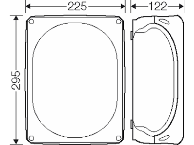 Forgreningsdåse 5x1,5-50 mm², Cu/Alu, 225x295x122 mm, IP66/67/69 - Grå