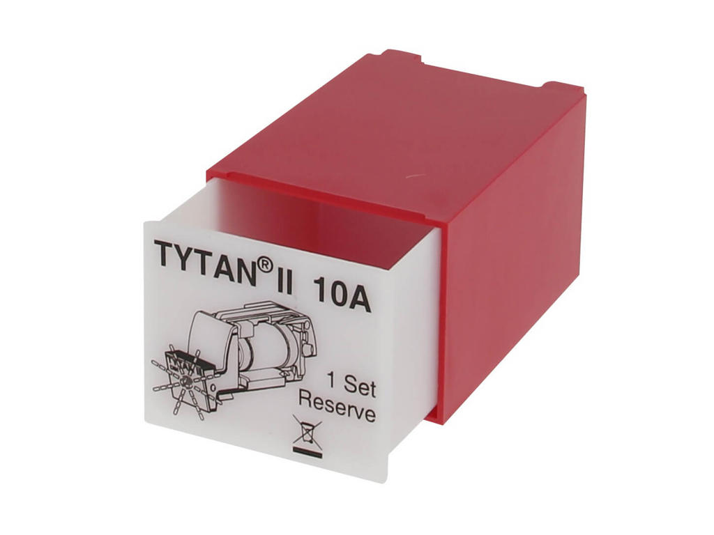 TYTAN® II D0 sikringsskuffer med blinkmelder 3 x 10A - Rød