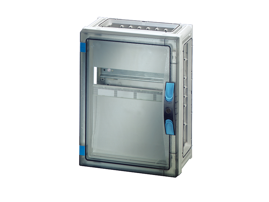 Hensel ENYSTAR kasse med DIN-skinne (til miniafbrydere) - 12 moduler (1x12)