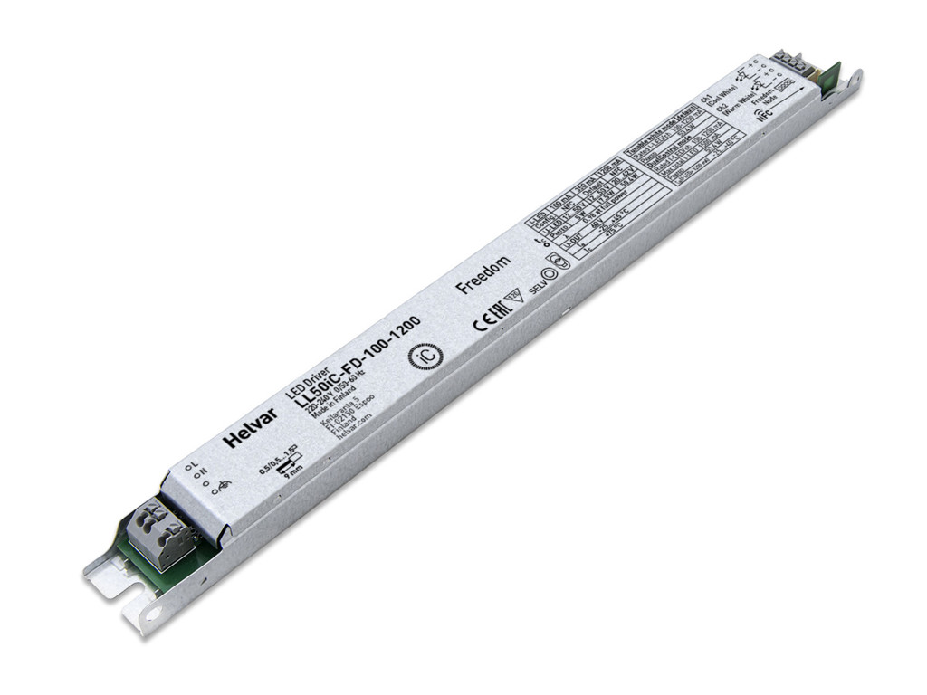 Helvar Freedom driver LL50iC-FD 100 mA - 1200 mA