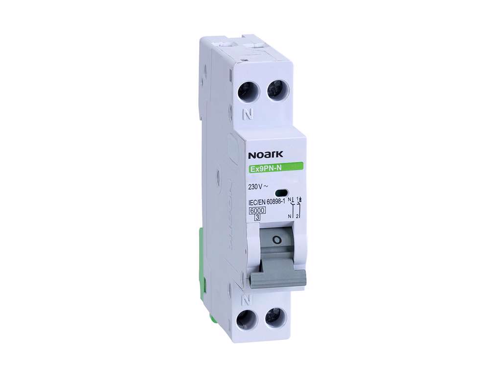 Noark automatsikring C 10A 1P+N 1M 6kA