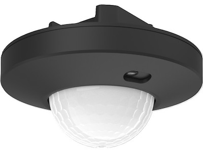 DALI-2 PIR sensor med dagslyssensor, Sort, Wide H2,5, Ø24