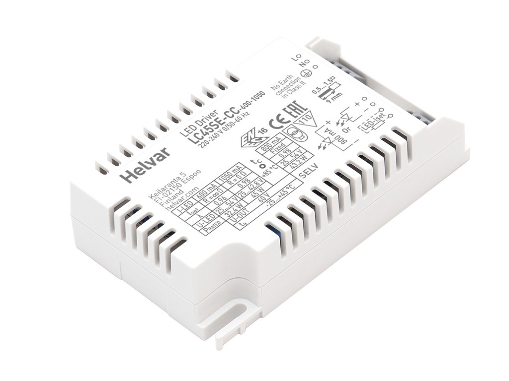 Helvar LED driver LC45SE-CC-600-1050 (ON/OFF)