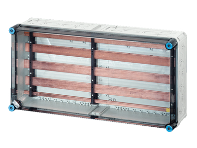 Hensel Mi kasse med skinnefelt 630A Cu 5-polet, 300x600x170 mm
