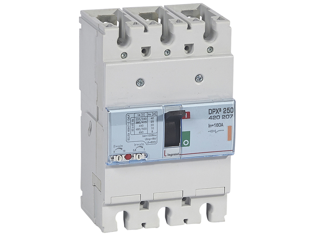 Legrand maksimalafbryder DPX³ 250, 160A 3P, 25kA