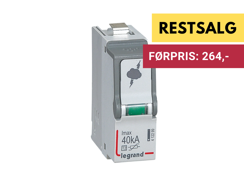 Plug-in modul for transientbeskyttelse, T2 - 40 kA