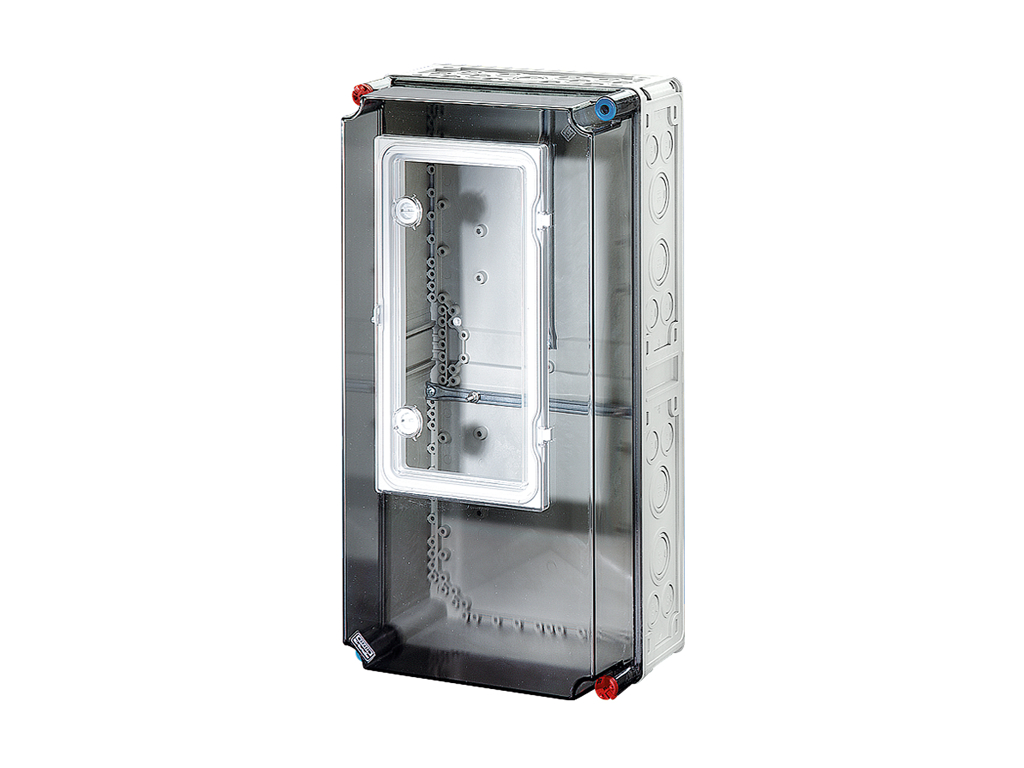 Mi kasse med beslag til 1 x kWh måler, 600x300x228 mm