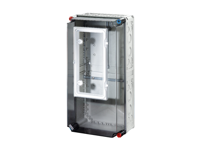 Mi kasse med beslag til 1 x kWh måler, 600x300x228 mm