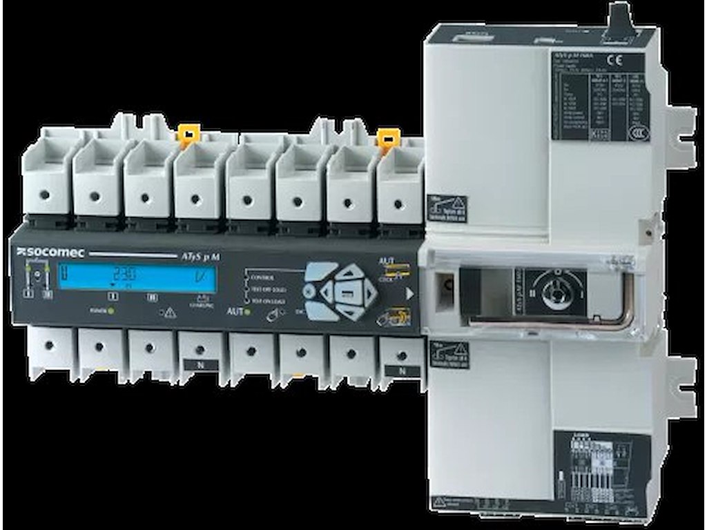 Socomec automatisk omskifter ATyS p M, 4P 100A 230V/400VAC