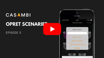 Casambi instruktionsvideo: opret scenarier