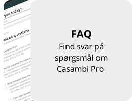 Casambi Pro FAQ