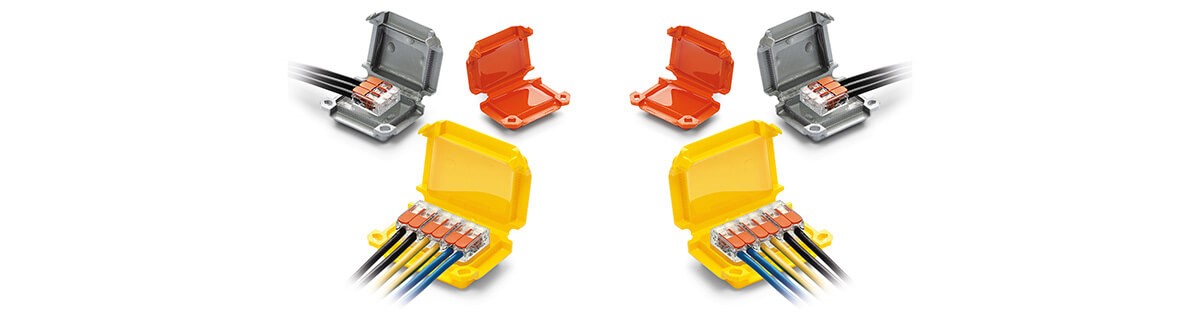Raytech HAPPY gelboxe i gul, orange og grå