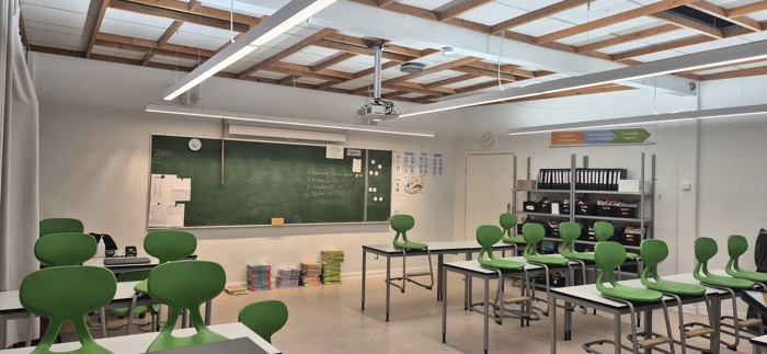 Pilotprojekt på Sankt Petri Skole, hvor fremtidens lys testes