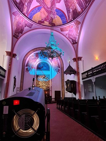 DMX lysstyring i Sankt Markus Kirke