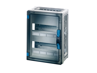 Hensel ENYSTAR kasse med DIN-skinne - 24 moduler (2x12)