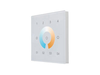 DALI TW panel m/4 scenarier + dæmp, 4 DALI grupper, 100mA DALI bus
