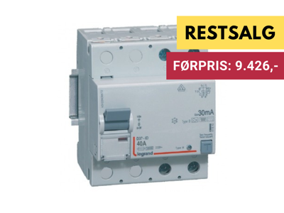 DX3 HPFI 40A 30mA 2P 4M 10kA Type B
