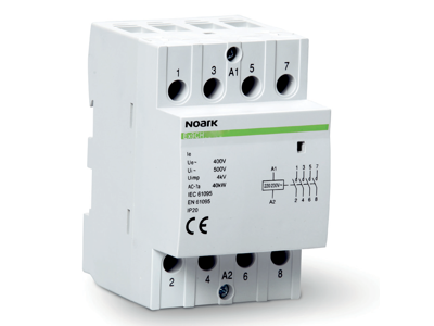 Noark kontaktor 63A, 24V AC, 4NO