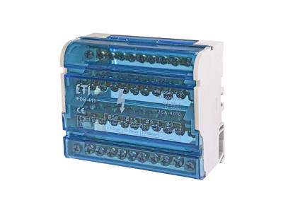 ETI EDB-411 Distributionsblok 4P 125A 20kA